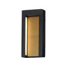 ET2 Alcove Medium LED Outdoor Wall Sconce Black/Gold