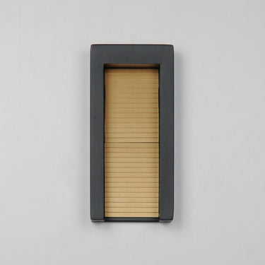 ET2 Alcove Medium LED Outdoor Wall Sconce Black/Gold