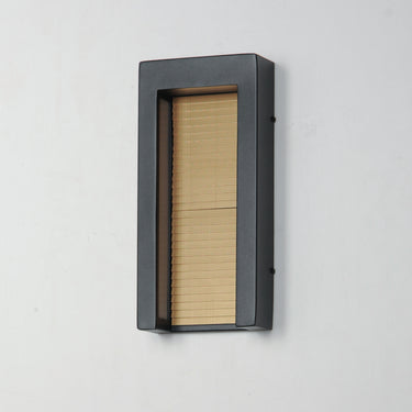 ET2 Alcove Medium LED Outdoor Wall Sconce Black/Gold