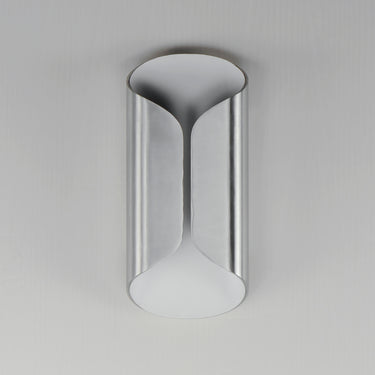 ET2 Folio 14" LED Outdoor Wall Sconce Satin Aluminum/White