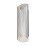 ET2 Folio 20" LED Outdoor Wall Sconce Satin Aluminum/White