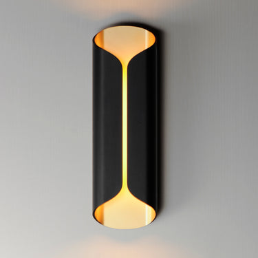 ET2 Folio 20" LED Outdoor Wall Sconce Black/Gold