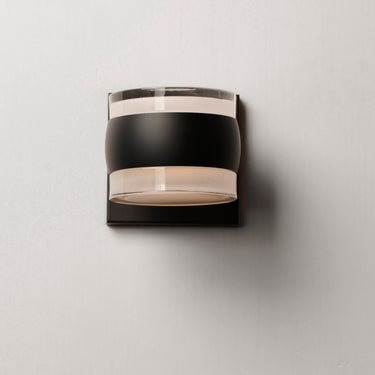 ET2 Modular Can 2-Light LED Sconce Black