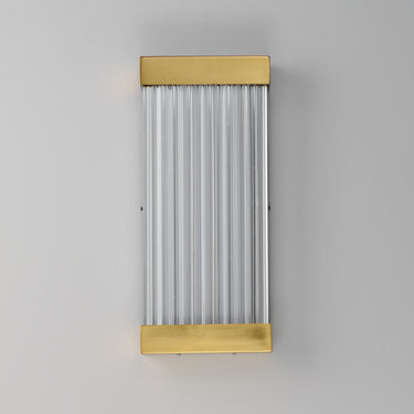 ET2 Acropolis 18" LED Outdoor Sconce Natural Aged Brass