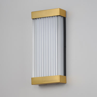 ET2 Acropolis 18" LED Outdoor Sconce Natural Aged Brass