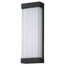 ET2 Acropolis 22" LED Outdoor Sconce Black