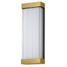 ET2 Acropolis 22" LED Outdoor Sconce Natural Aged Brass