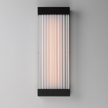 ET2 Acropolis 22" LED Outdoor Sconce Black