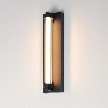 ET2 Fuse 18" LED Outdoor Wall Sconce Black/Gold