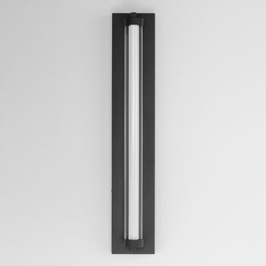 ET2 Fuse 27" LED Outdoor Wall Sconce Black/Gold