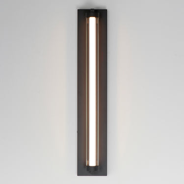 ET2 Fuse 27" LED Outdoor Wall Sconce Black/Gold