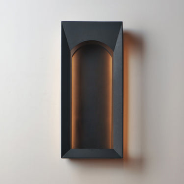 ET2 Brasilia Large LED Outdoor Sconce Black