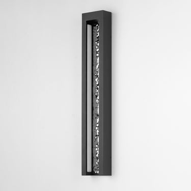 ET2 Liquid 30" LED Outdoor Wall Sconce Black