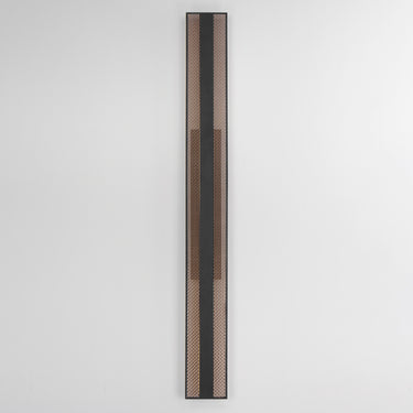 ET2 Interlace 60" LED Outdoor Wall Sconce Black/Aged Copper