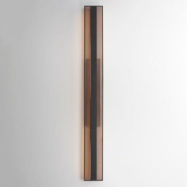 ET2 Interlace 60" LED Outdoor Wall Sconce Black/Aged Copper