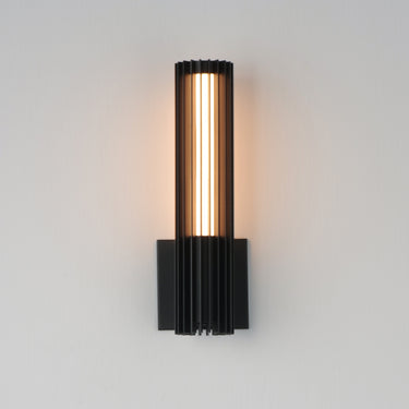 ET2 Citadel 14" LED Outdoor Wall Sconce Black