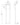 ET2 Celeste white spiral glass outdoor wall light 24 in line drawing with dimensions