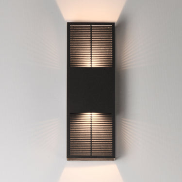 ET2 Grate 18" LED Outdoor Wall Sconce Architectural Bronze