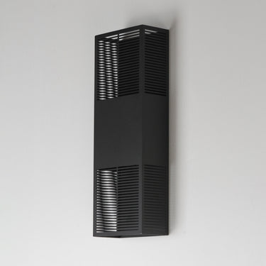ET2 Grate 18" LED Outdoor Wall Sconce Black