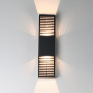 ET2 Grate 24" LED Outdoor Wall Sconce Black