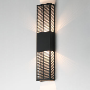 ET2 Grate 30" LED Outdoor Wall Sconce Black