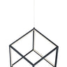 ET2 4 Square LED Pendant Black