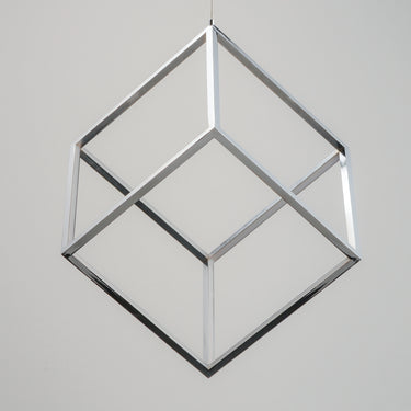 ET2 4 Square LED Pendant Polished Chrome
