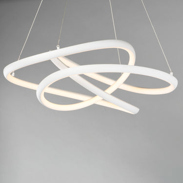 ET2 Twisted LED Pendant Matte White