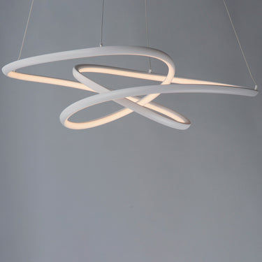 ET2 Twisted LED Pendant Matte White