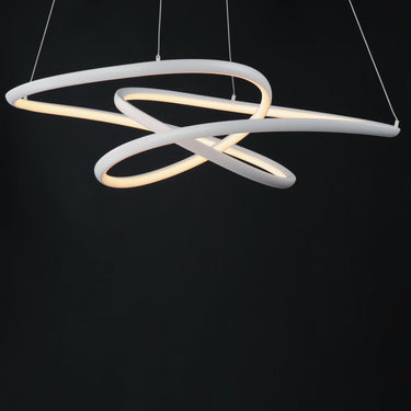 ET2 Twisted LED Pendant Matte White