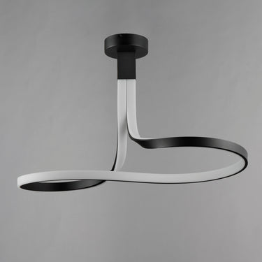 ET2 Serpentine LED Semi-Flush Mount Black