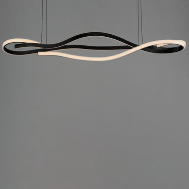 ET2 Serpentine 60" Horizontal Pendant Black
