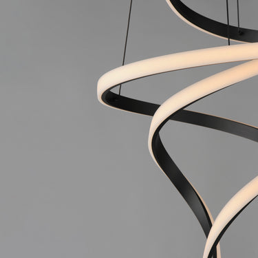ET2 Serpentine 60" Vertical Pendant Black