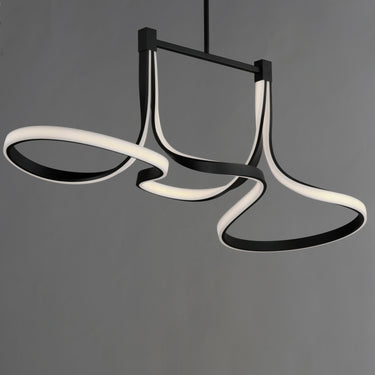 ET2 Serpentine Linear LED Pendant Black