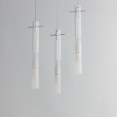 ET2 Pipette 3-Light LED Pendant Polished Chrome