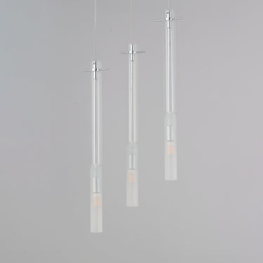 ET2 Pipette 3-Light LED Pendant Polished Chrome