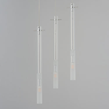 ET2 Pipette 3-Light LED Pendant Polished Chrome