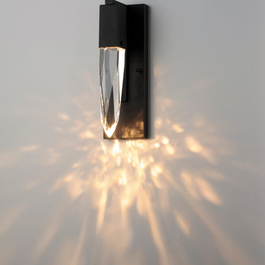 ET2 Quartz LED Wall Sconce Black