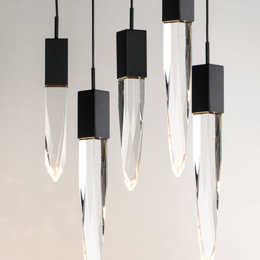 ET2 Quartz 5-Light LED Pendant Black