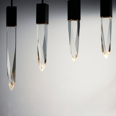 ET2 Quartz 6-Light LED Pendant Black