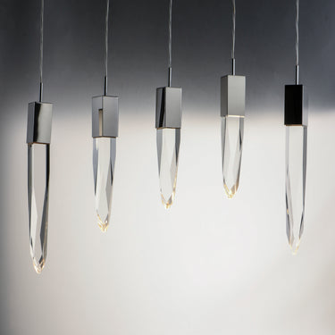 ET2 Quartz 6-Light LED Pendant Polished Chrome