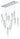 ET2 Quartz multi-light crystal pendant, 12-Light Polished Chrome, front view