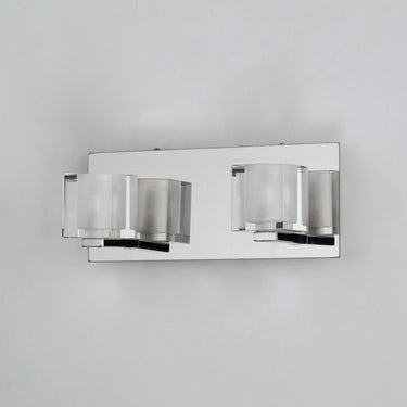 ET2 Blocs 2-Light LED Wall Sconce Polished Chrome