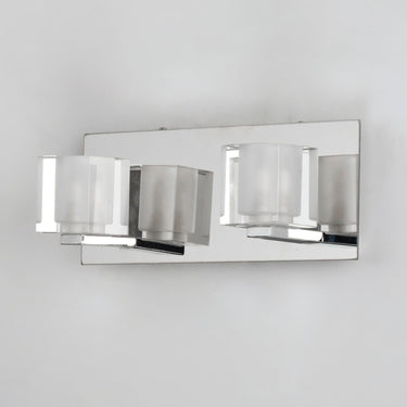 ET2 Blocs 2-Light LED Wall Sconce Polished Chrome