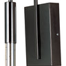 ET2 Scepter LED Wall Sconce Black Chrome