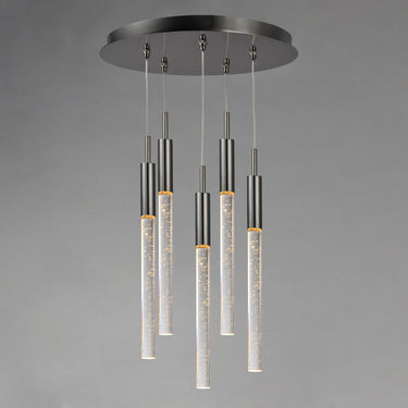 ET2 Scepter 5-Light LED Pendant Black Chrome