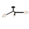 ET2 Blossom 3-Light LED Flush Mount Black