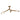 ET2 Blossom three-arm branch flush mount in Natural Aged Brass with frosted glass shades, front view