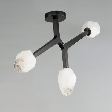 ET2 Blossom 3-Light LED Flush Mount Black