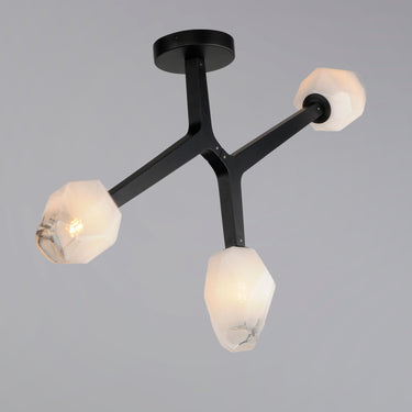 ET2 Blossom 3-Light LED Flush Mount Black